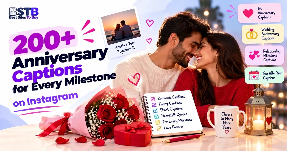 200+ Anniversary Captions for Every Milestone on Instagram