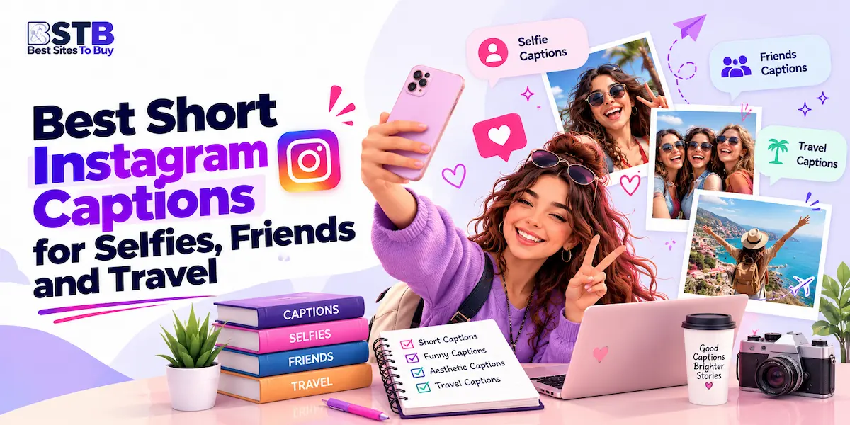 Best Short Instagram Captions for Selfies, Friends and Travel