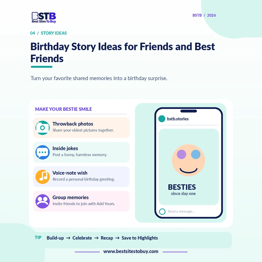 Birthday Story ideas for friends and best friends