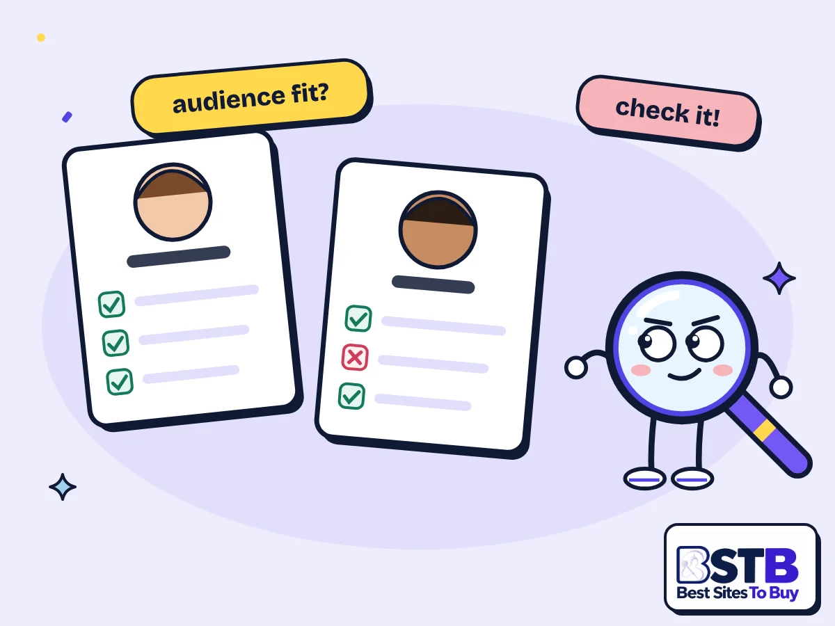 How to choose an influencer: Scout comparing two creator profile cards with checklist ticks for audience fit