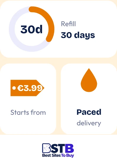 Buy Facebook comments from Instant Famous at a glance: refill 30 days, paced delivery, from €3.99
