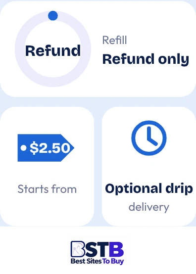 Buy Facebook followers from MediaGeneous at a glance: refill Refund only, optional drip delivery, from $2.50