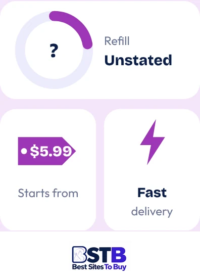 Buy Facebook followers from Viralyft at a glance: refill Unstated, fast delivery, from $5.99