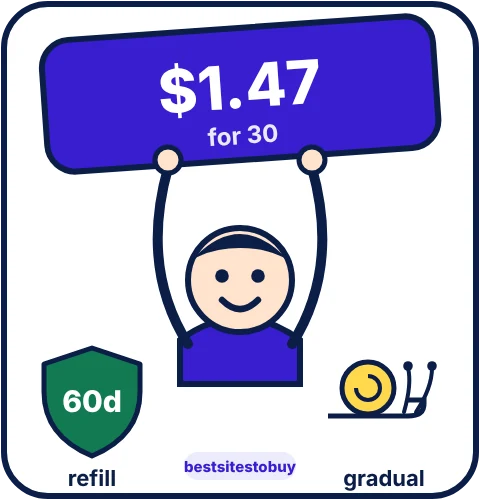 Buy Facebook post likes from Bulkoid at a glance: refill 60 days, gradual delivery, from $1.47