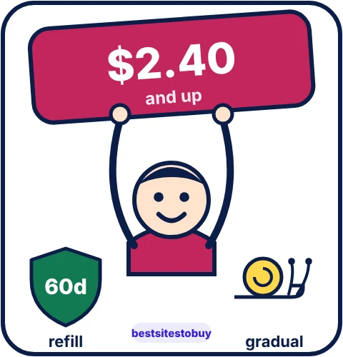 Buy Instagram likes from Bulkoid at a glance: refill 60 days, gradual delivery, from $2.40