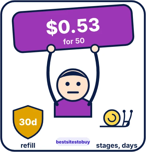 Buy Instagram saves from Burstlikes at a glance: refill 30 days, stages, days delivery, from $0.53