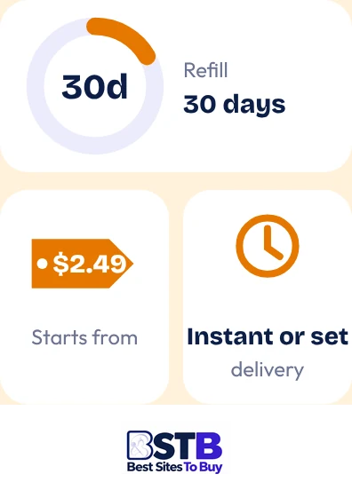 Buy Instagram views from Buzzoid at a glance: refill 30 days, instant or set delivery, from $2.49