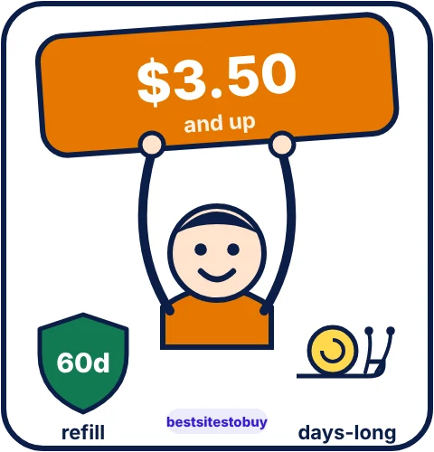 Buy LinkedIn followers from GetAFollower at a glance: refill 60 days, days-long delivery, from $3.50