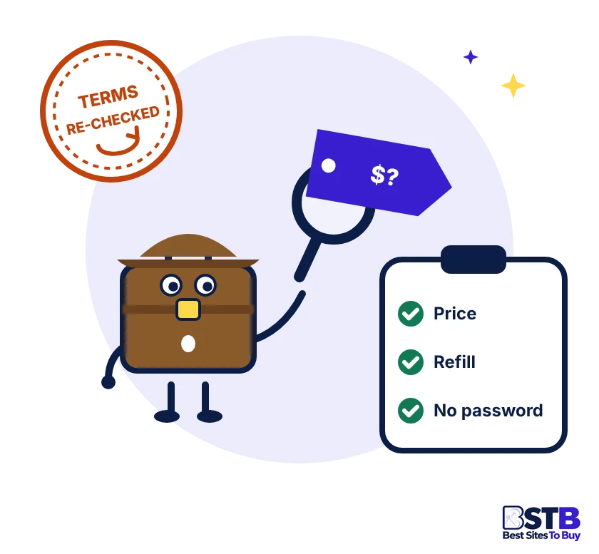 How BSTB checks sites to buy LinkedIn followers