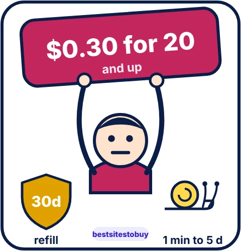 Buy SoundCloud likes from GTRSocials at a glance: refill 30 days, 1 min to 5 d delivery, from $0.30