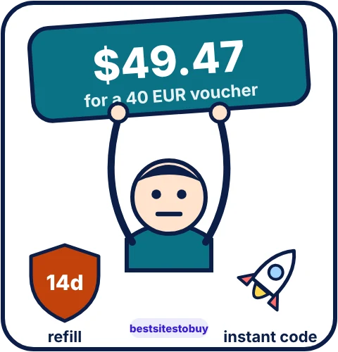 Buy TikTok coins from Eneba at a glance: refund window 14 days, instant code delivery, from $49.47