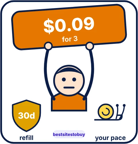 Buy TikTok likes from BuyCheapestFollowers at a glance: refill 30 days, your pace delivery, from $0.09