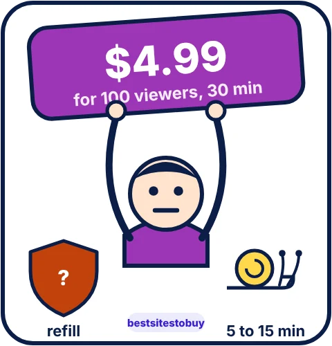 Buy TikTok live views from Followzilla at a glance: refill Unstated, 5 to 15 min delivery, from $4.99