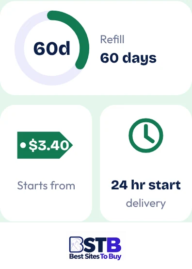 Buy TikTok views from Bulkoid at a glance: refill 60 days, 24 hr start delivery, from $3.40