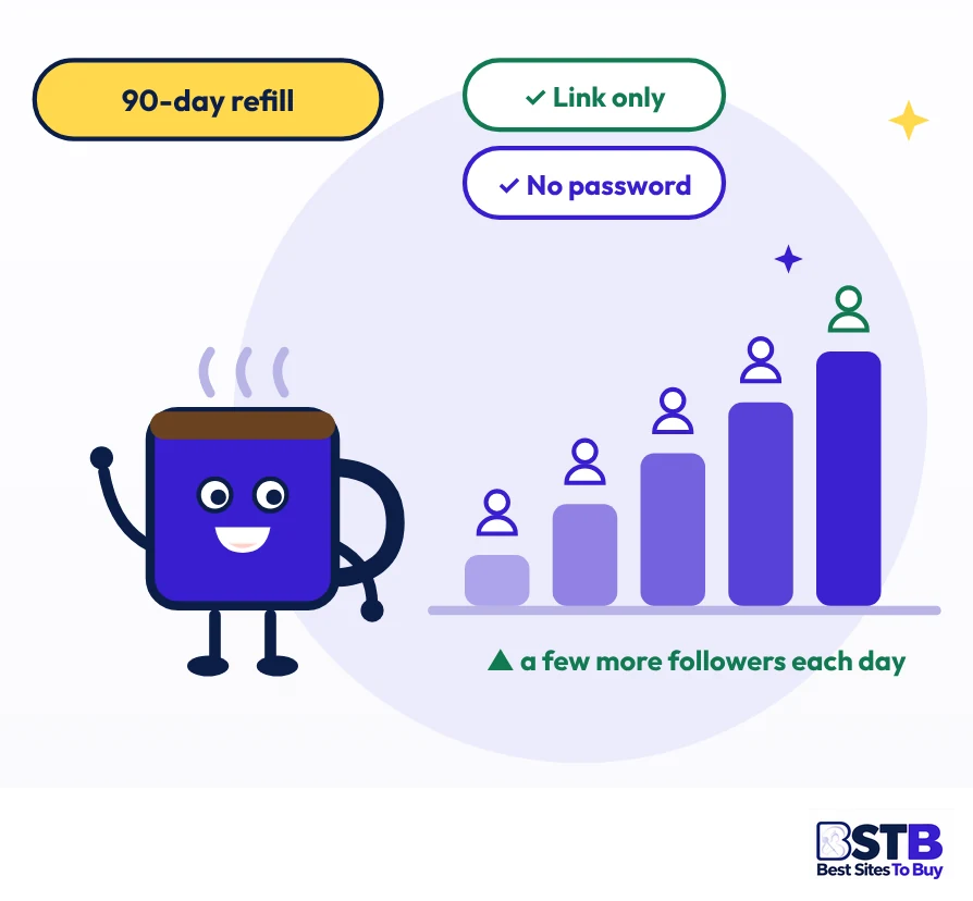 What a safe order looks like when you buy Twitter followers