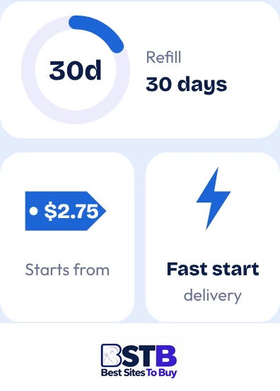 Buy Twitter likes from SidesMedia at a glance: refill 30 days, fast start delivery, from $2.75