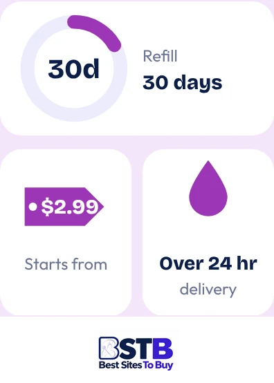 Buy Twitter views from UseViral at a glance: refill 30 days, over 24 hr delivery, from $2.99