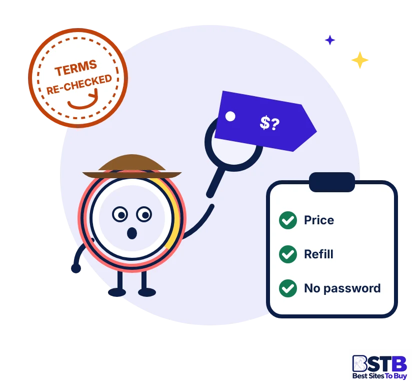 How BSTB checks sites to buy YouTube subscribers
