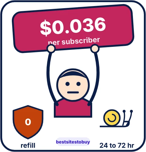 Buy YouTube subscribers from SocialPlug at a glance: refill None stated, 24 to 72 hr delivery, from $0.04