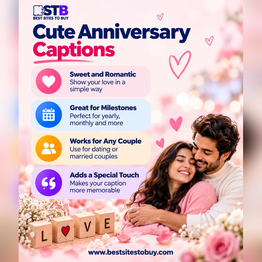 Cute anniversary captions