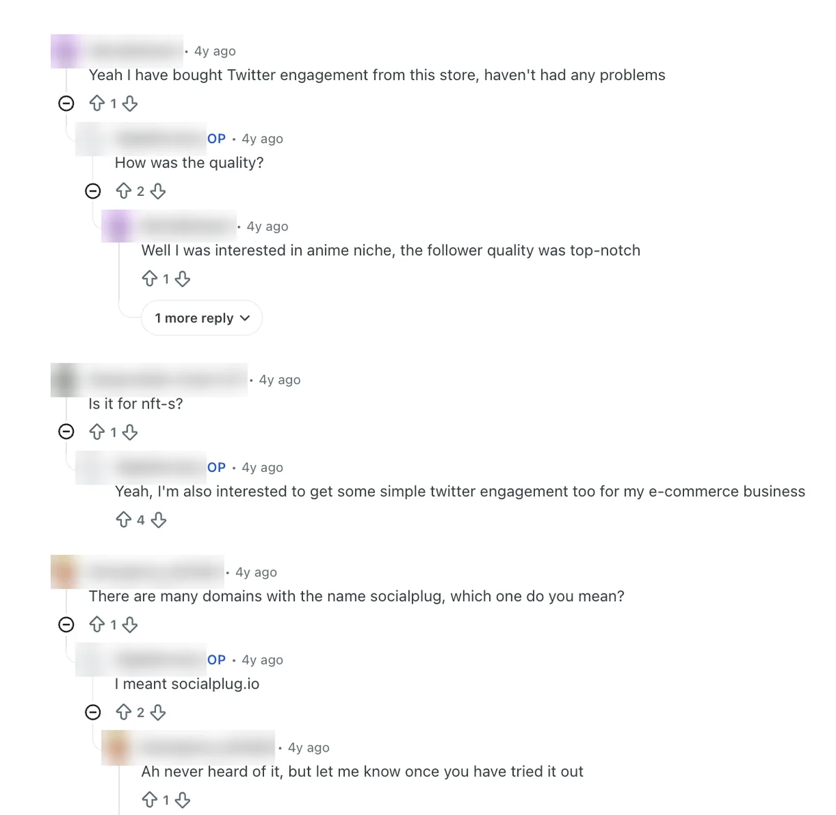 Reddit: Many Socialplug Domains Reddit replies on SocialPlug: no problems reported, and the poster confirms the store is socialplug.io
