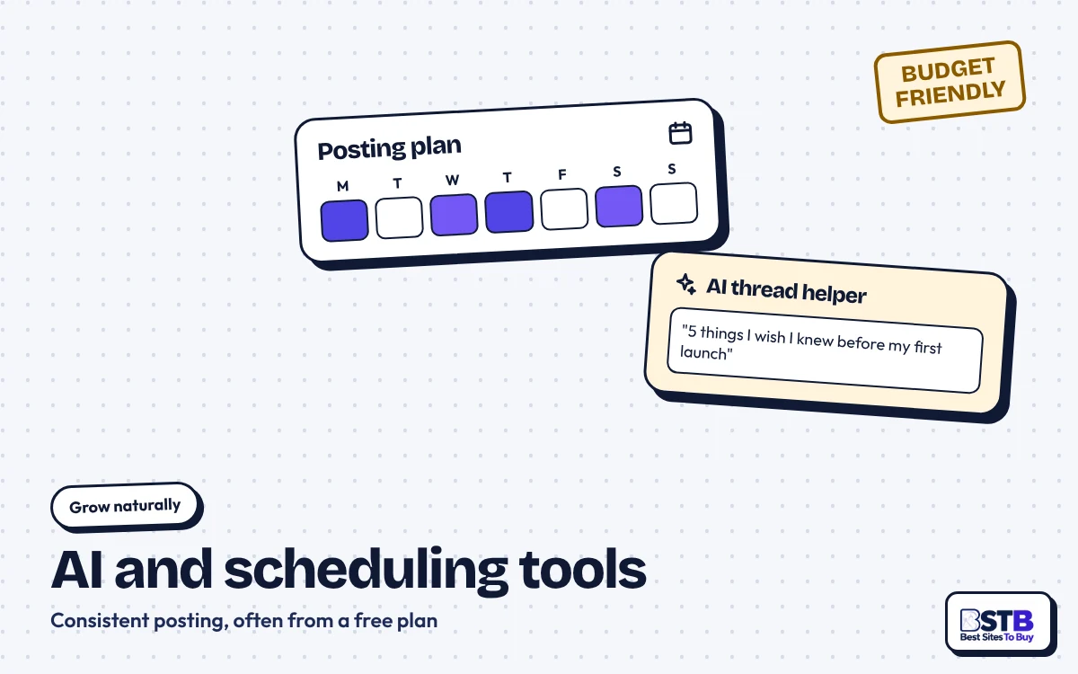 AI and scheduling tools to grow on X without TweSocial: a weekly posting plan and an AI thread helper