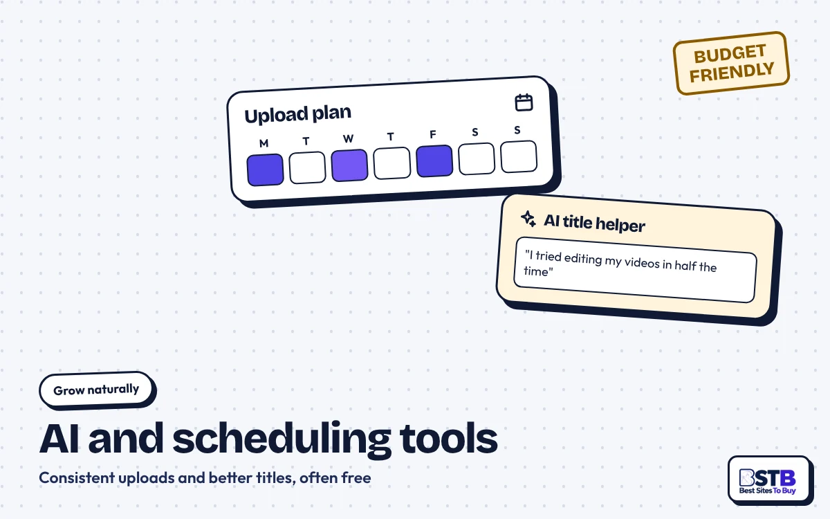 Views4You alternative: a weekly upload plan and an AI title helper, stamped Budget friendly