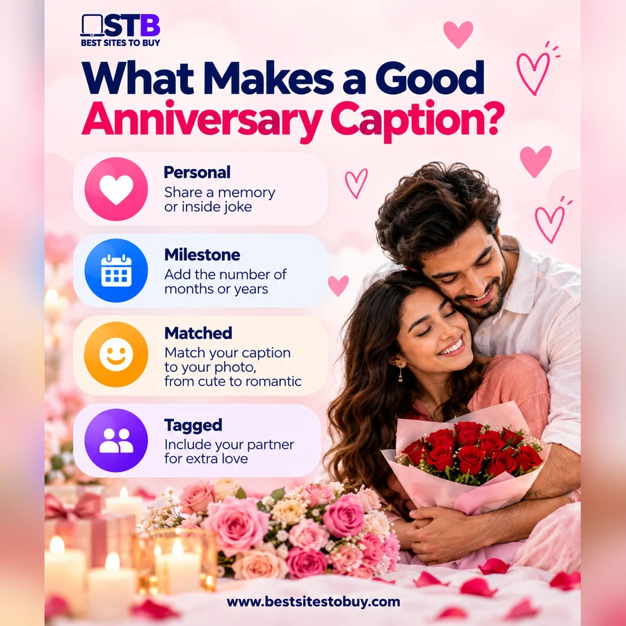 What makes a good anniversary caption